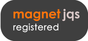 Magnet Registered badge